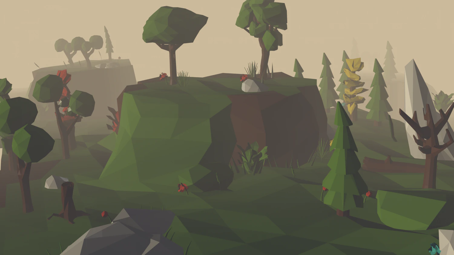 pacote florestal lowpoly Modelo 3D .c4d .max .obj .3ds .fbx .stl .blend 