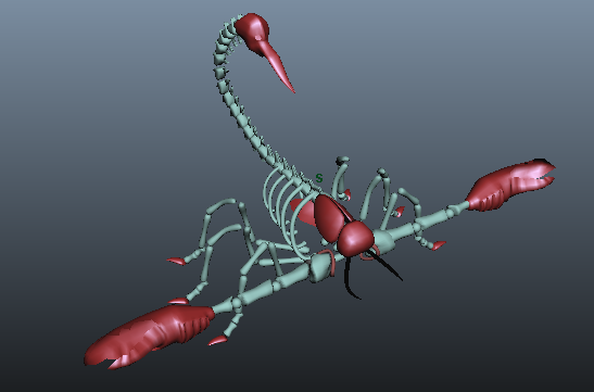scorpion 3D Model .c4d .max .obj .3ds .fbx .stl .blend 