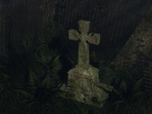 vergessener grabstein Modello 3D
