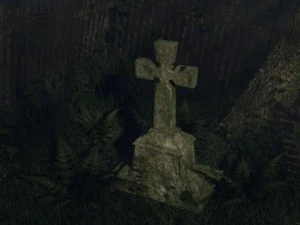 vergessener grabstein 3D Model