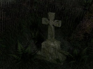 vergessener grabstein 3D Model