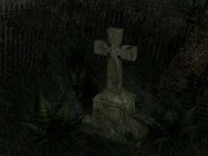 vergessener grabstein 3D Model