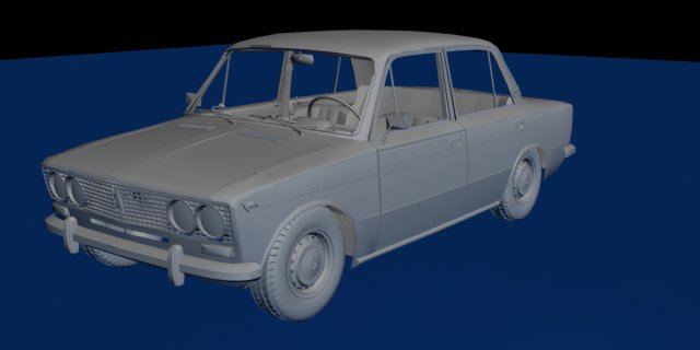 vaz 2103 3D Model .c4d .max .obj .3ds .fbx .stl .blend 