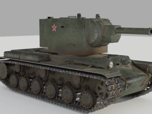 kv 2 soviet heavy tank 3D Model
