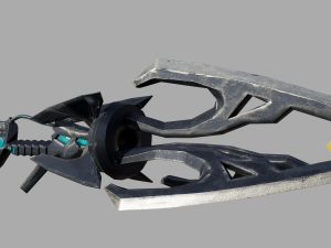 sci-fi spear low-poly 3Dモデル