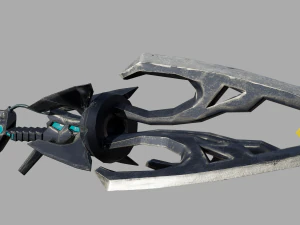 sci-fi spear low-poly 3D Model