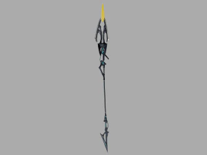 sci-fi spear low-poly 3D Model