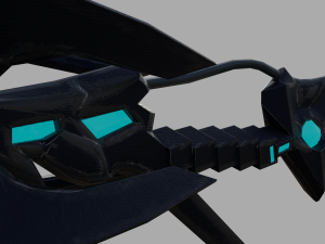 sci-fi spear low-poly 3Dモデル