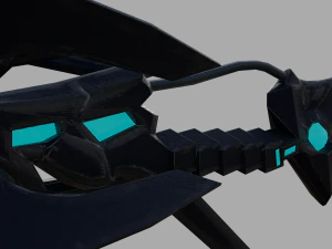 sci-fi spear low-poly 3D Model