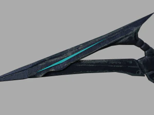 sci-fi spear low-poly 3D Model