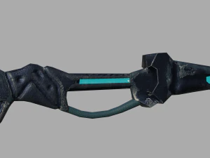 sci-fi spear low-poly 3D Model