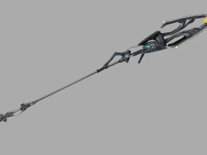 sci-fi spear low-poly 3D Model