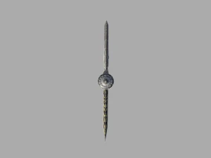 medieval fantasy axe 3D Model