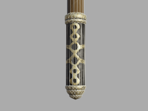 medieval fantasy axe 3D Model