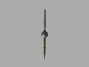 medieval fantasy axe 3D Model
