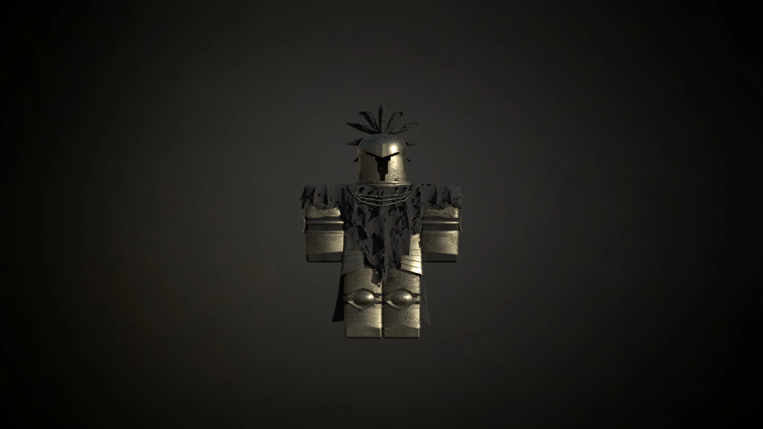 Roblox r6 knight armor model 3D Model .c4d .max .obj .3ds .fbx .stl .blend 