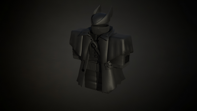 Roblox r6 vampire hunter armor model 3D Model .c4d .max .obj .3ds .fbx .stl .blend 