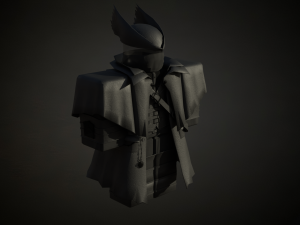 Roblox r6 vampire hunter armor model 3D Model
