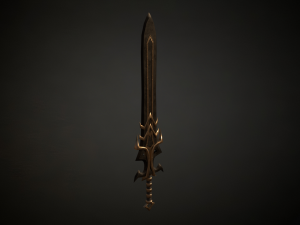 Medieval Fantasy Sword Model 3D
