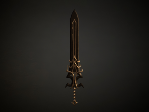 Medieval Fantasy Sword 3D 모델
