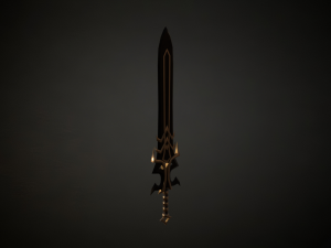 Medieval Fantasy Sword 3D 모델