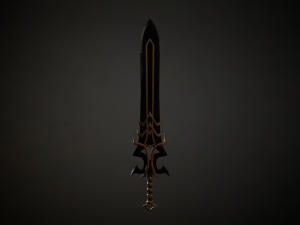 Medieval Fantasy Sword 3D 모델
