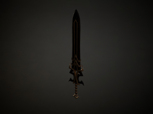 Medieval Fantasy Sword 3D 모델