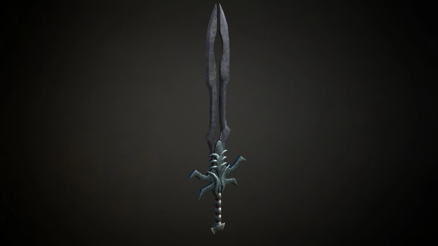 Medieval Fantasy Sword 3D Model .c4d .max .obj .3ds .fbx .stl .blend