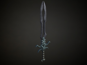 Medieval Fantasy Sword Model 3D