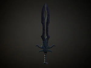 Medieval Fantasy Sword 3D Model