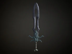 Medieval Fantasy Sword 3D Model