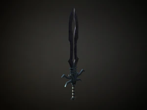 Medieval Fantasy Sword 3D Model