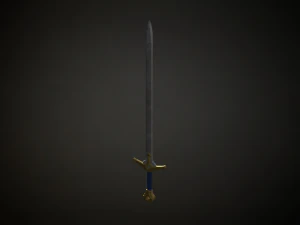 Medieval Fantasy Sword 3D Model