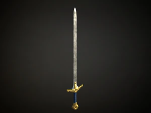 Medieval Fantasy Sword 3D Model