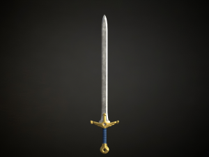 Medieval Fantasy Sword Modelo 3D