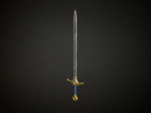 Medieval Fantasy Sword 3D Model