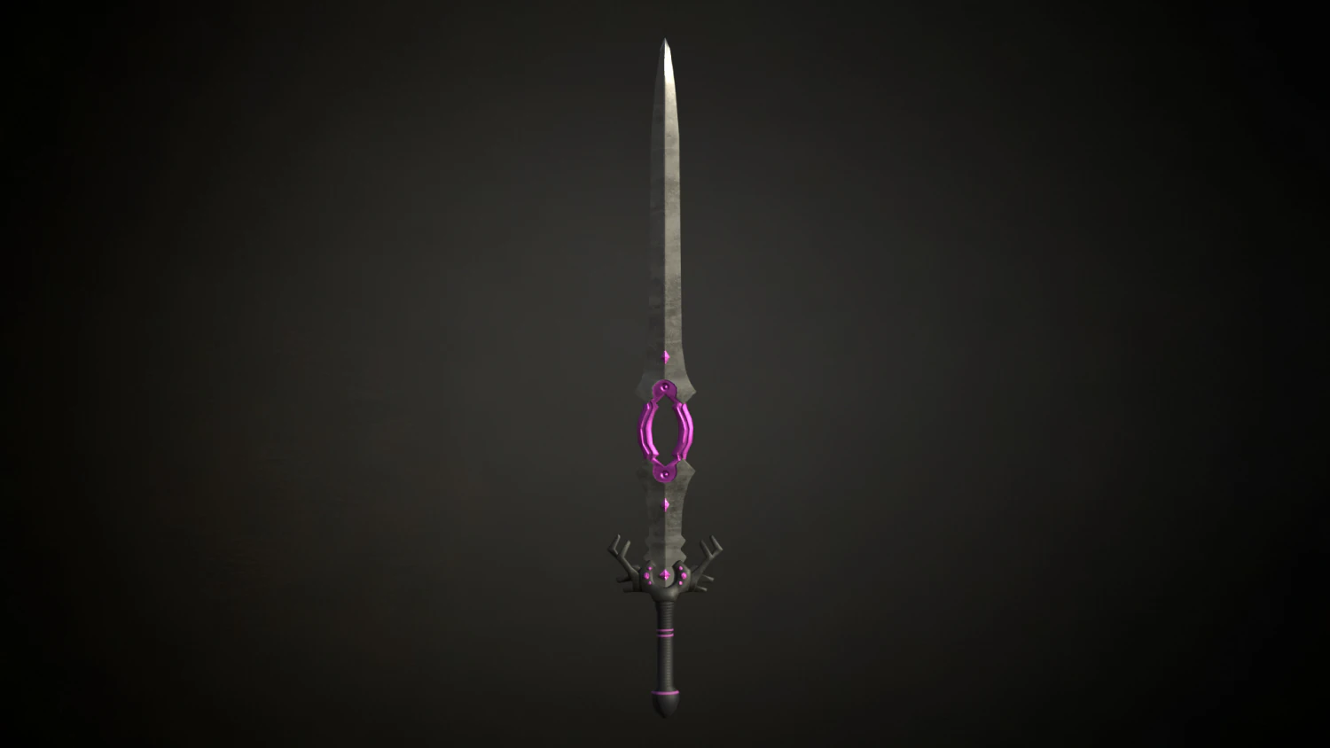 Medieval Fantasy Sword 3D Model .c4d .max .obj .3ds .fbx .stl .blend