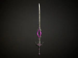 Medieval Fantasy Sword 3D Model