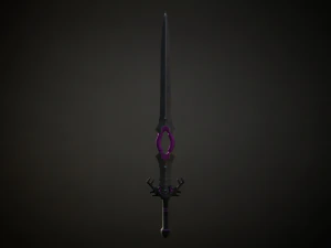 Medieval Fantasy Sword 3D Model