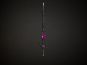 Medieval Fantasy Sword Model 3D