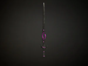 Medieval Fantasy Sword 3D Model