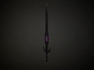 Medieval Fantasy Sword 3D Model