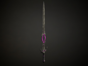 Medieval Fantasy Sword Model 3D