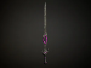 Medieval Fantasy Sword 3D Model