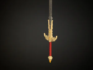 Medieval Fantasy Sword 3D Model
