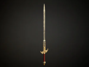 Medieval Fantasy Sword 3D Model
