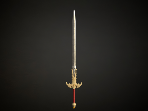 Medieval Fantasy Sword Modelo 3D