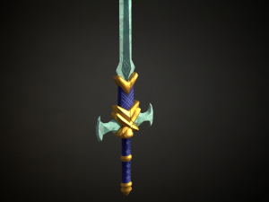 Medieval Fantasy Sword 3D 모델