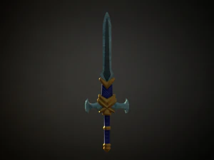 Medieval Fantasy Sword 3D Model
