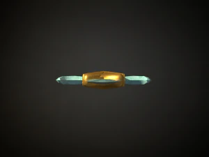 Medieval Fantasy Sword 3D Model